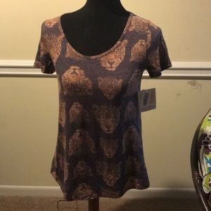 NWT Lularoe Classic T leopard cheetah print
